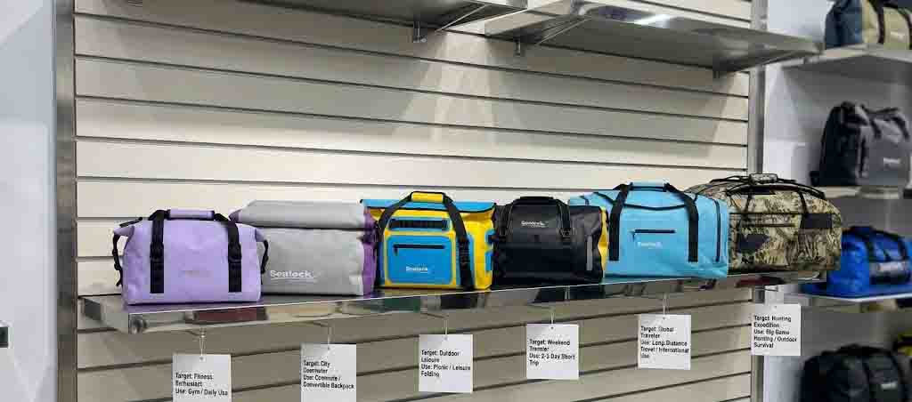 ຂາຍສົ່ງຖົງ Duffel ກັນນ້ໍາສໍາລັບຮ້ານຂາຍຍ່ອຍນອກ
