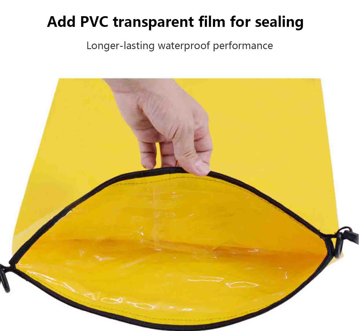 PVC transparent film for sealing